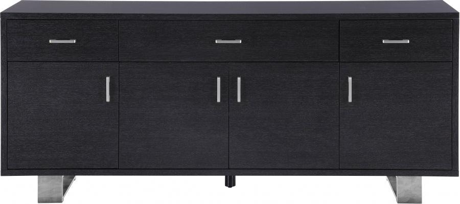 Excel Sideboard-Buffet In Grey Oak Lacquer - 359 | Meridian