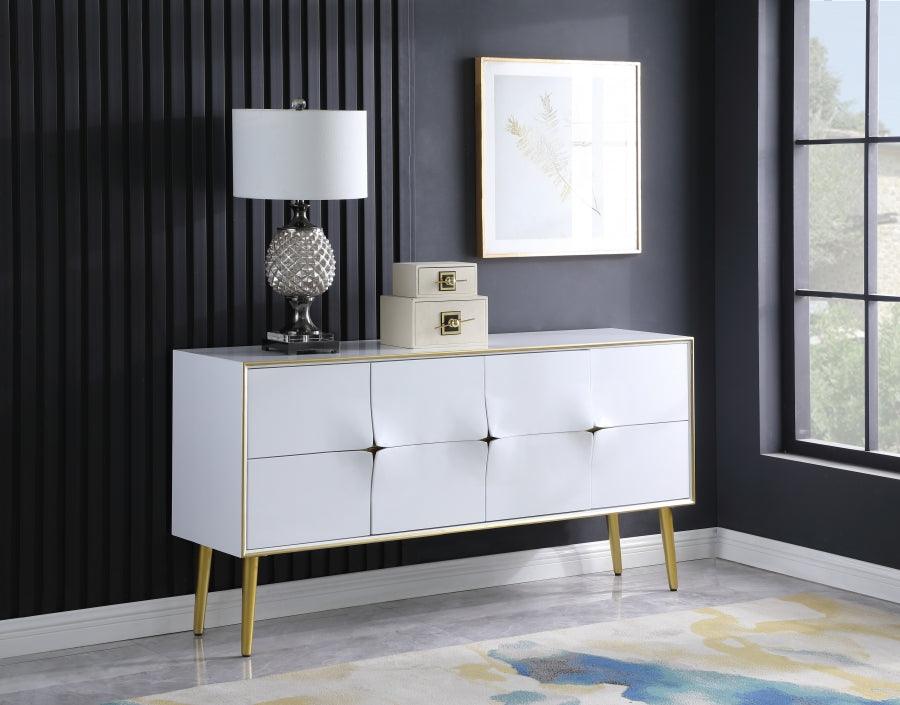 Pop Sideboard | Buffet In White Lacquer - 327 | Meridian