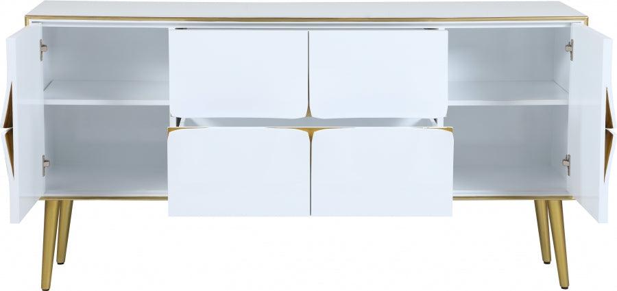 Pop Sideboard | Buffet In White Lacquer - 327 | Meridian