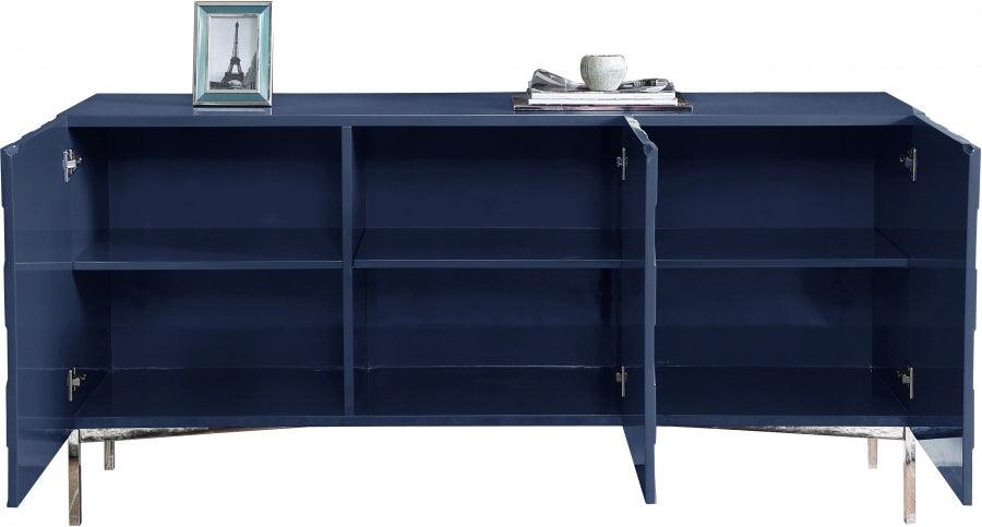 Collette Sideboard | Buffet In Navy Lacquer - 309 | Meridian