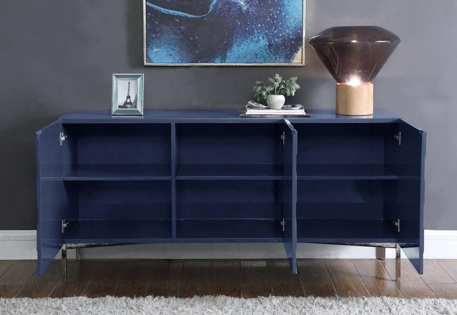 Collette Sideboard | Buffet In Navy Lacquer - 309 | Meridian