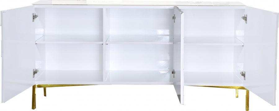 Collette Sideboard | Buffet In White Lacquer - 310 | Meridian
