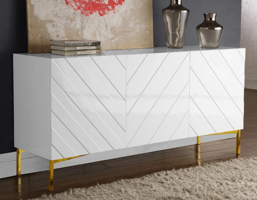 Collette Sideboard | Buffet In White Lacquer - 310 | Meridian