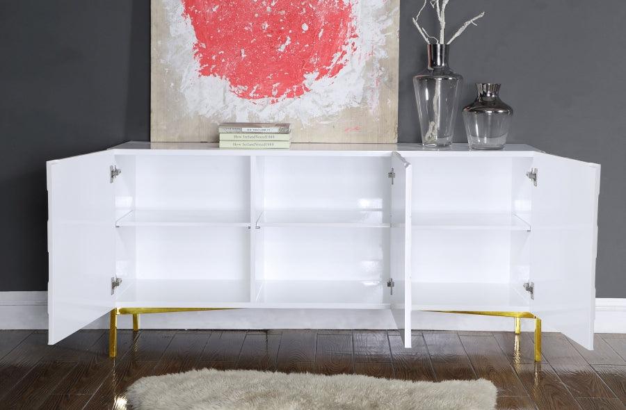 Collette Sideboard | Buffet In White Lacquer - 310 | Meridian