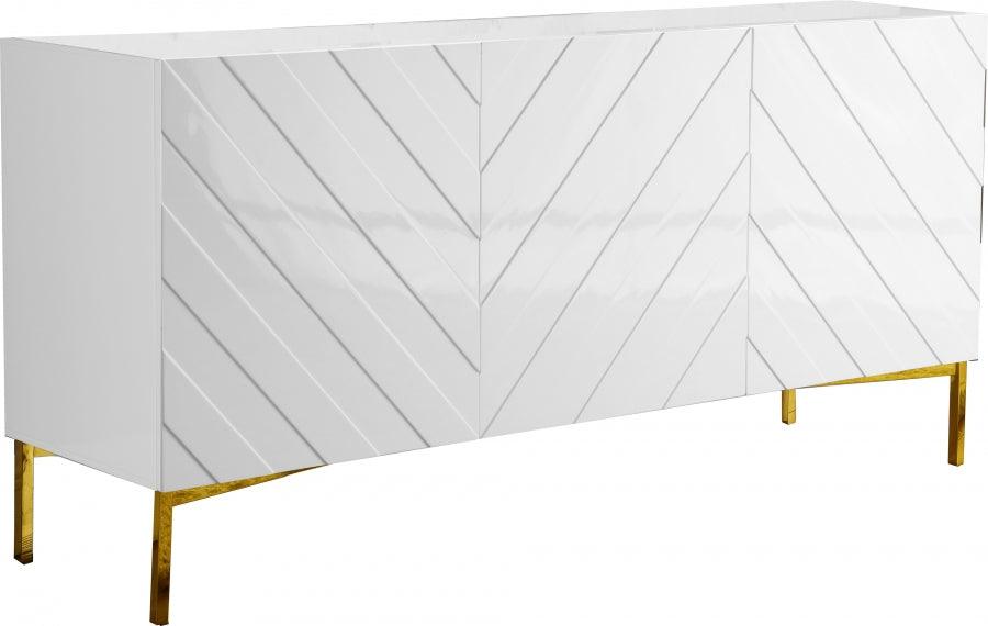 Collette Sideboard | Buffet In White Lacquer - 310 | Meridian