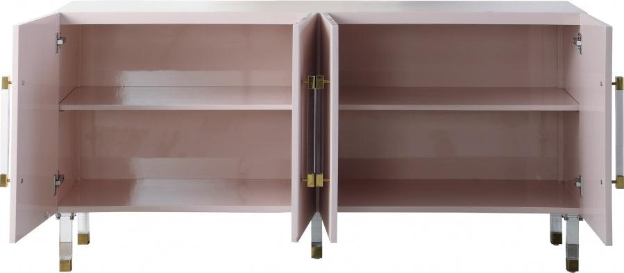 Anastasia Sideboard-Buffet In Pink Lacquer - 319 | Meridian