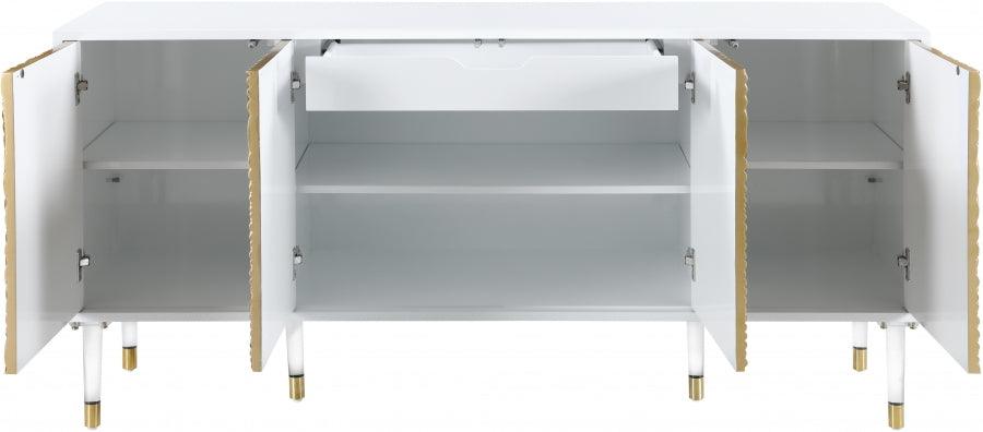 Bellissimo Sideboard-Buffet In White Lacquer - 321 | Meridian