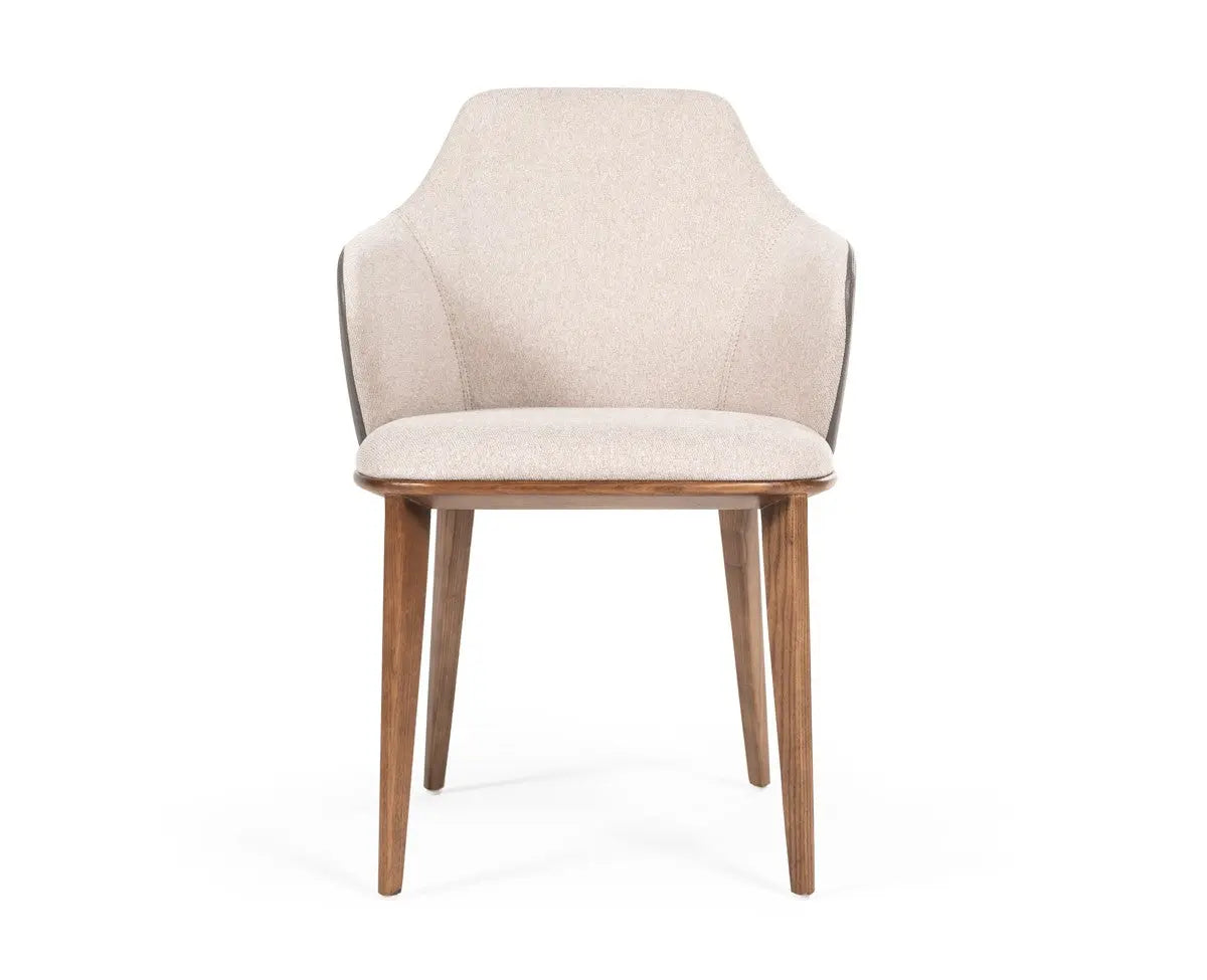 Modrest Megan Modern Beige & Grey Dining Chair Vgcsch17117-1
