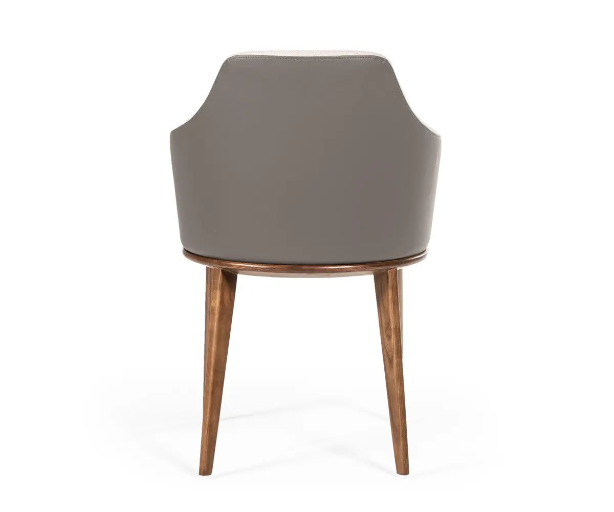 Modrest Megan Modern Beige & Grey Dining Chair Vgcsch17117-1