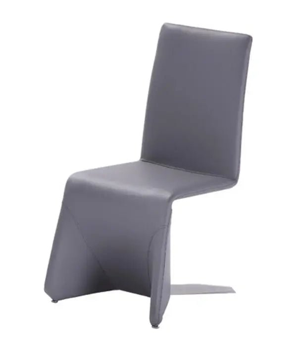 878 Contemporary Grey Leatherette Dining Chair (Set Of 2) Vgvcb878-Gry | VIG