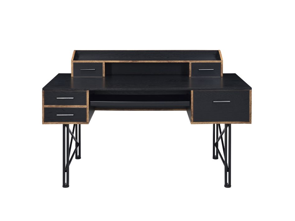 Safea Computer Desk 92804 Black Finish | Acme