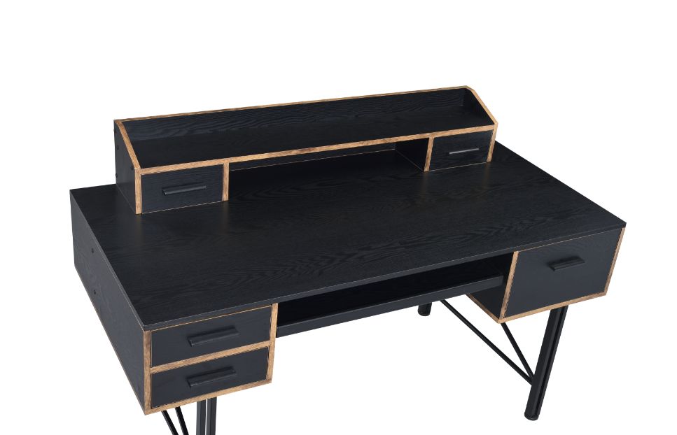 Safea Computer Desk 92804 Black Finish | Acme