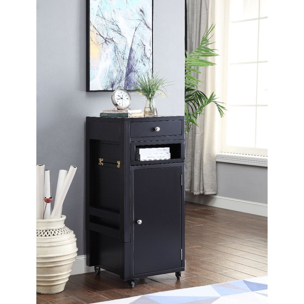 Kaniel Desk (Convertible) 92830 Black Finish | Acme
