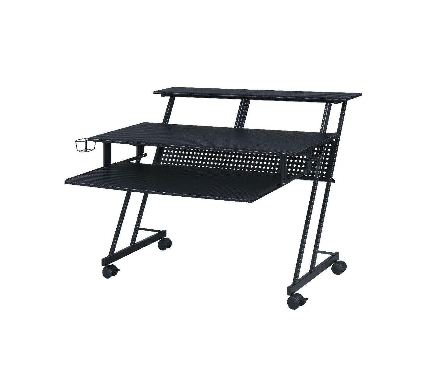 Suitor Music Recording Studio Desk 92900 Black Finish | Acme