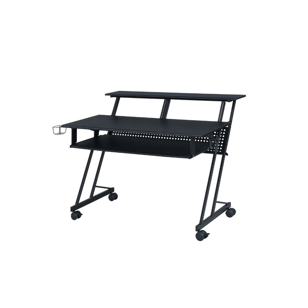 Suitor Music Recording Studio Desk 92900 Black Finish | Acme