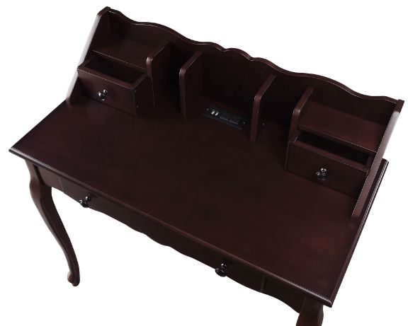 Maral Writing Desk W/USB 92985 Espresso Finish | Acme