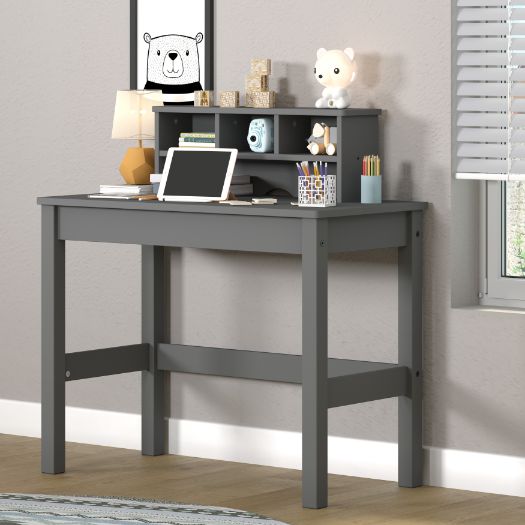 Logan Writing Desk 92995 Gray Finish | Acme