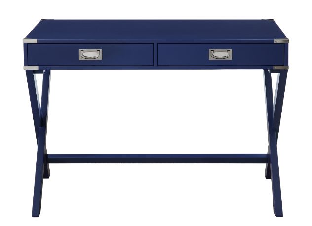 Amenia Writing Desk(Same Ac00910) 93008 Navy Blue Finish | Acme