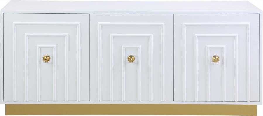 Cosmopolitan Sideboard-Buffet In White Lacquer - 340 | Meridian