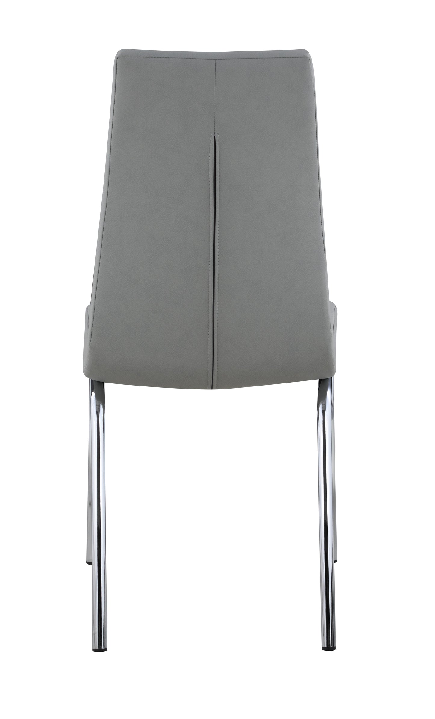 Contemporary Curved Back Side Chair - 4 per box | Chintaly - BECKY-SC-GRY