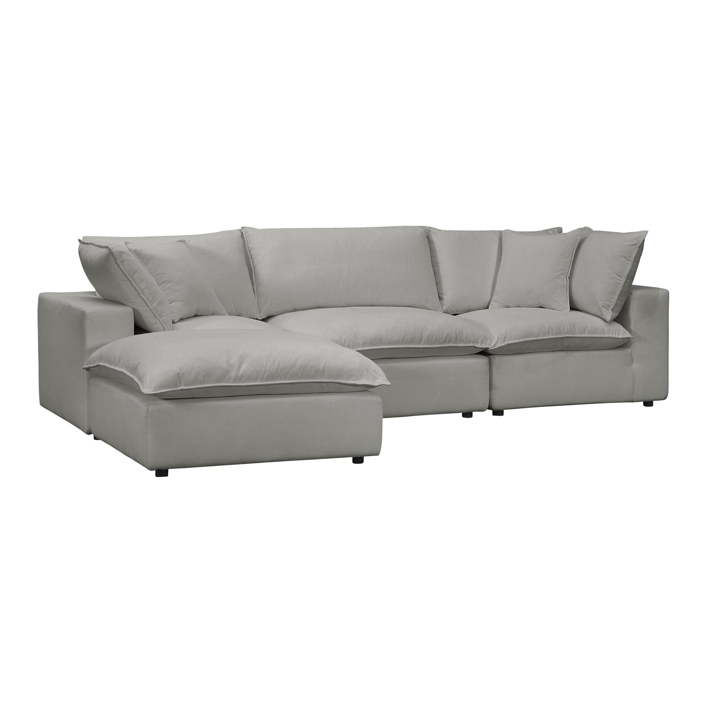Cali Performance Fabric Modular 4-Piece Sectional