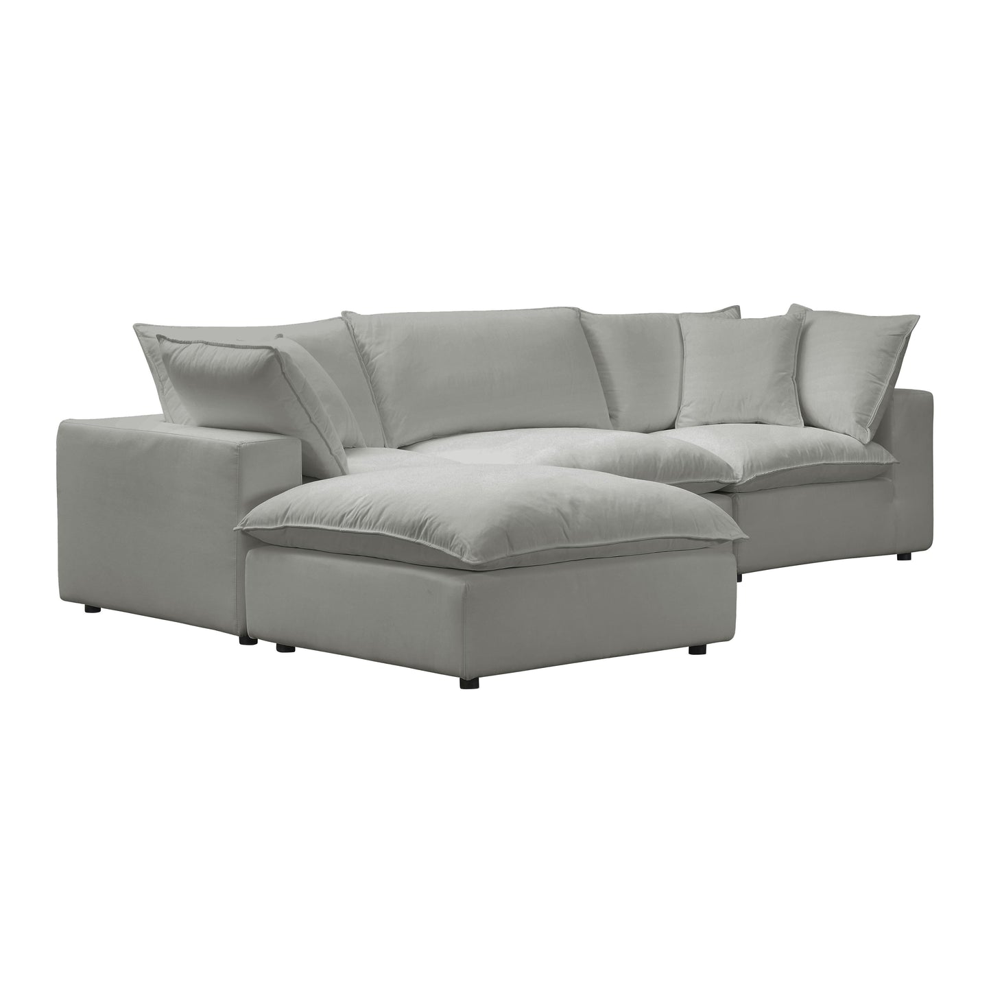 Cali Performance Fabric Modular 4-Piece Sectional