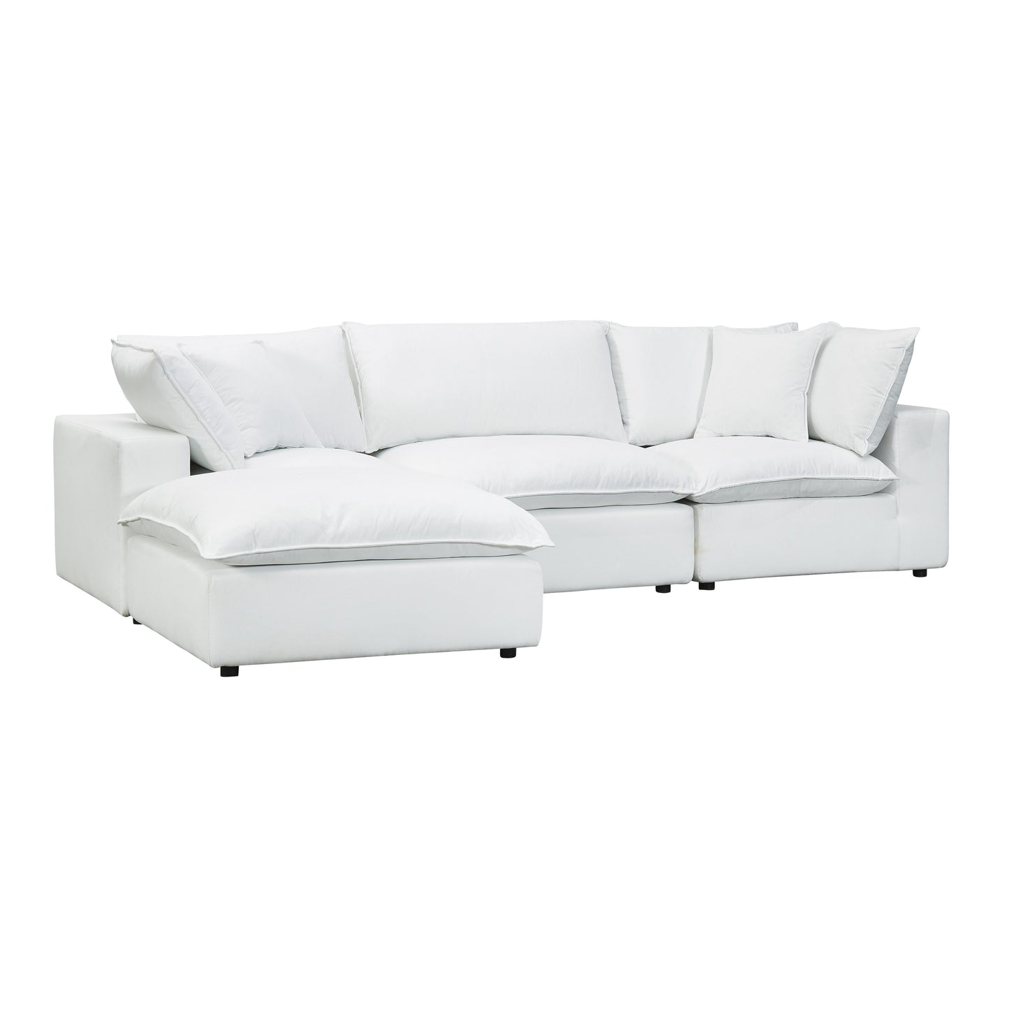 Cali Performance Fabric Modular 4-Piece Sectional