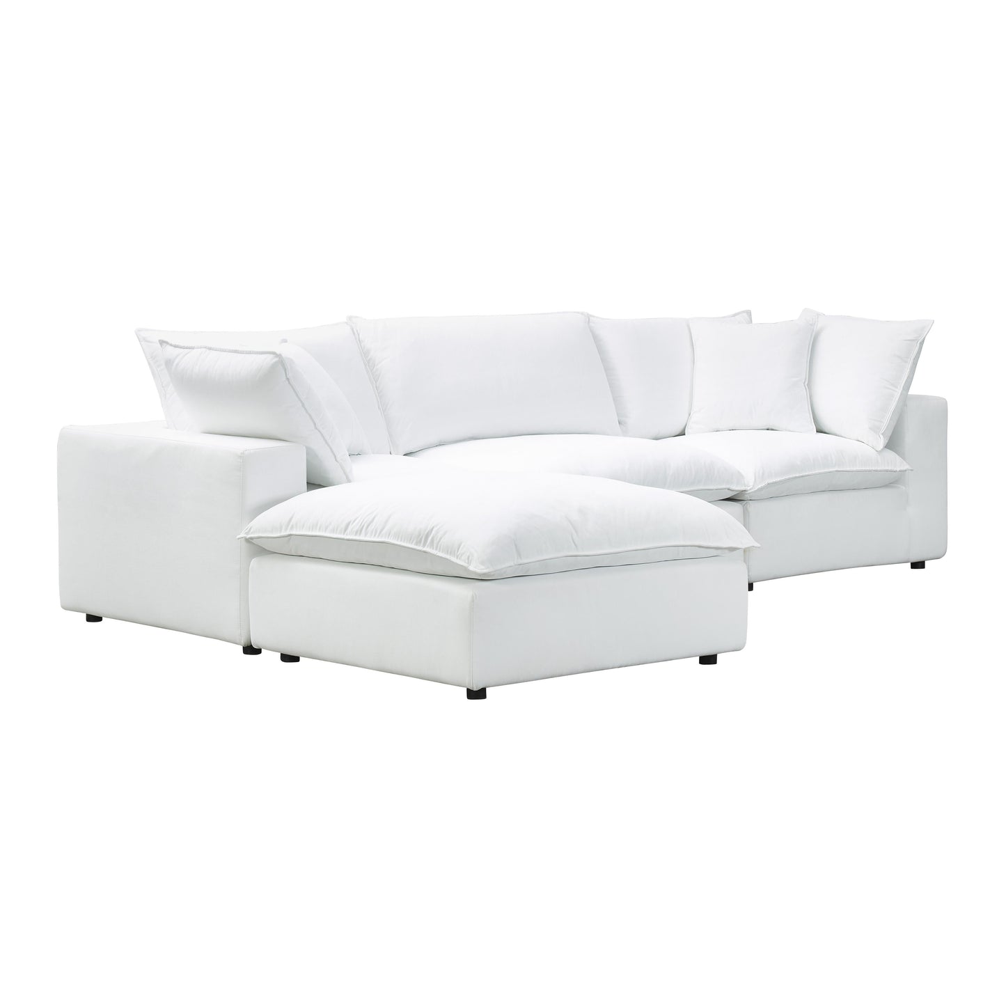 Cali Performance Fabric Modular 4-Piece Sectional