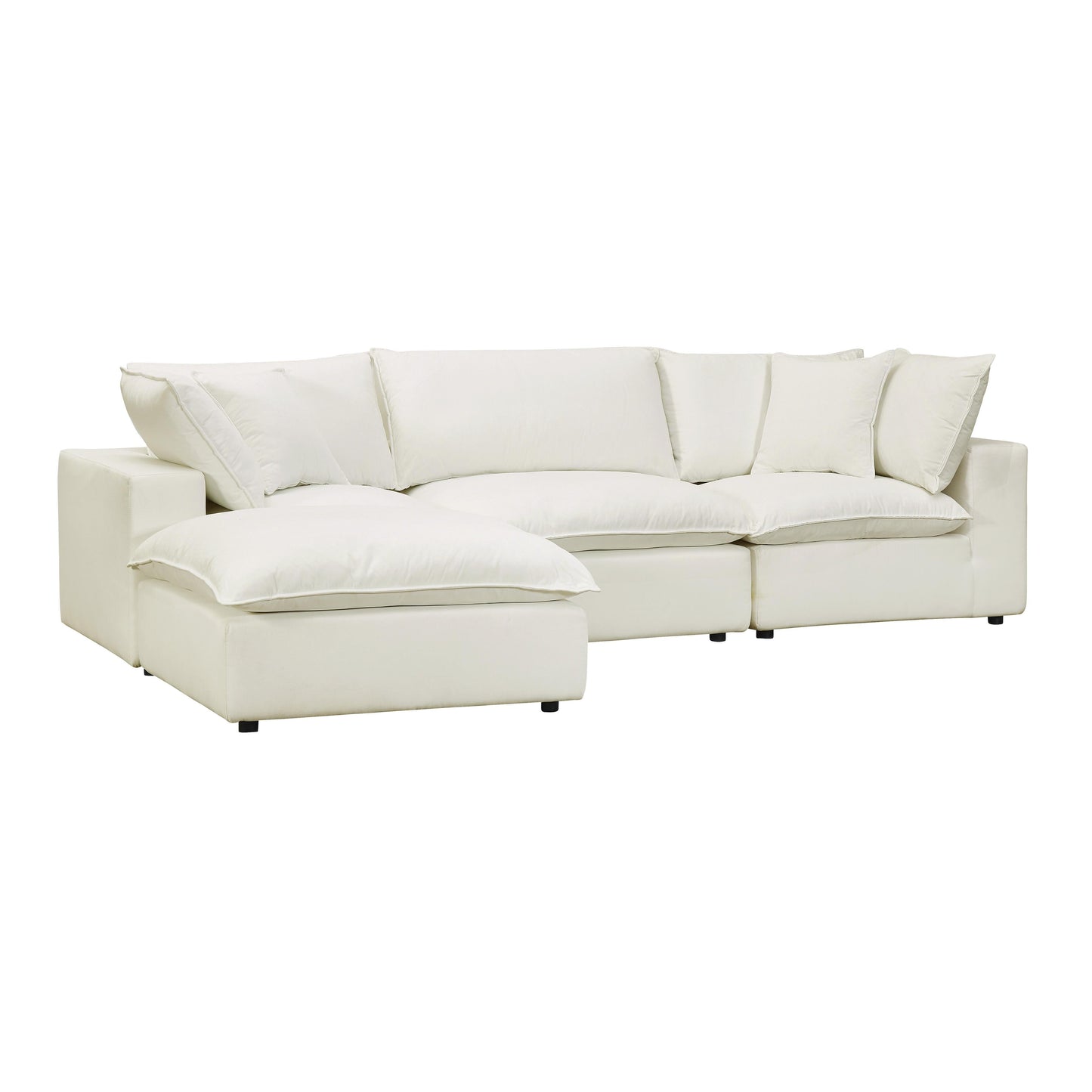 Cali Performance Fabric Modular 4-Piece Sectional