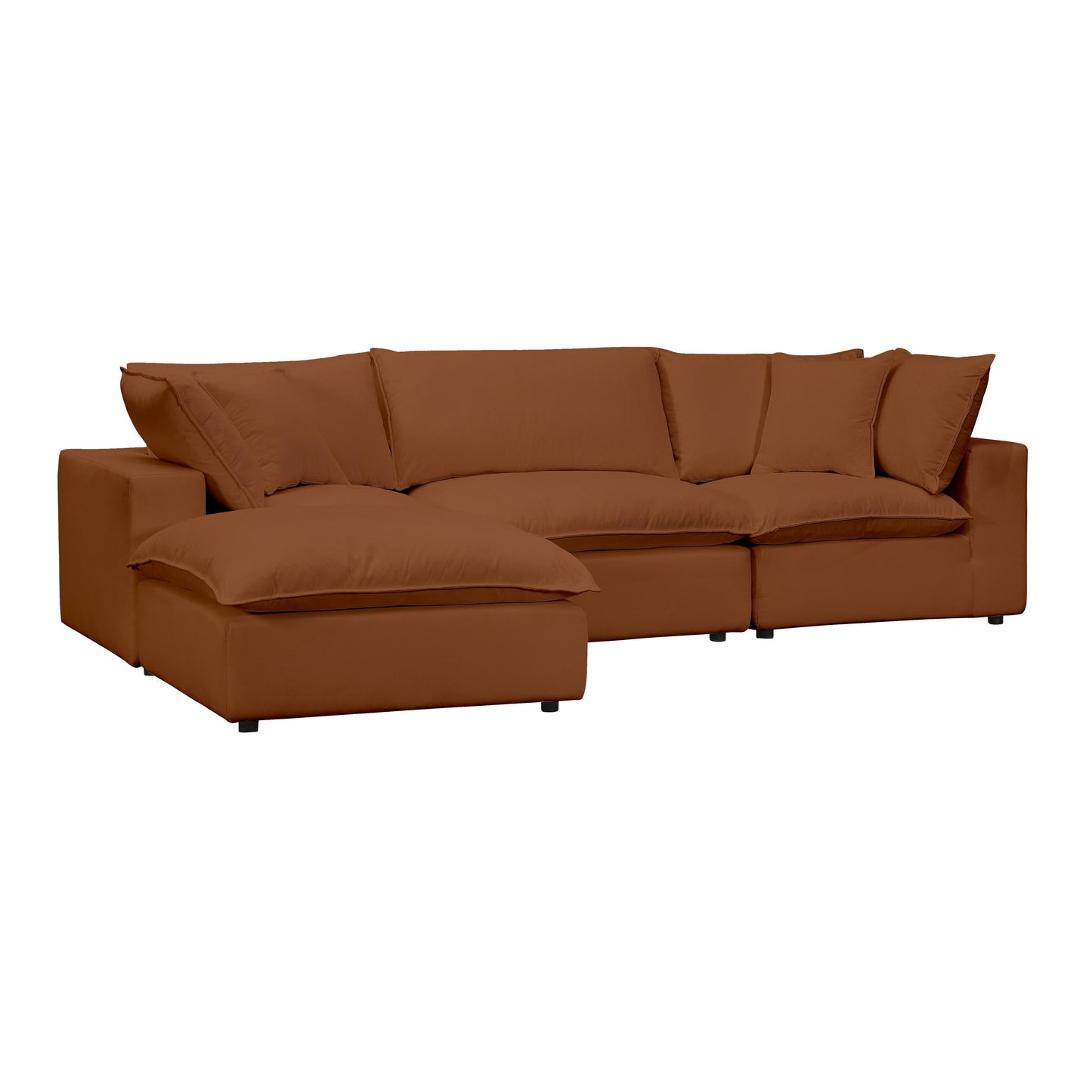 Cali Performance Fabric Modular 4-Piece Sectional