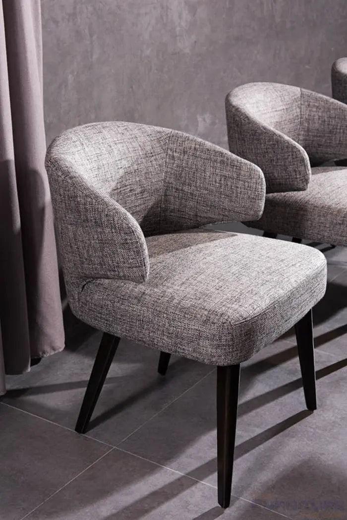 Modrest Carlton Modern Grey Fabric Dining Chair Vgwcc115-Gry