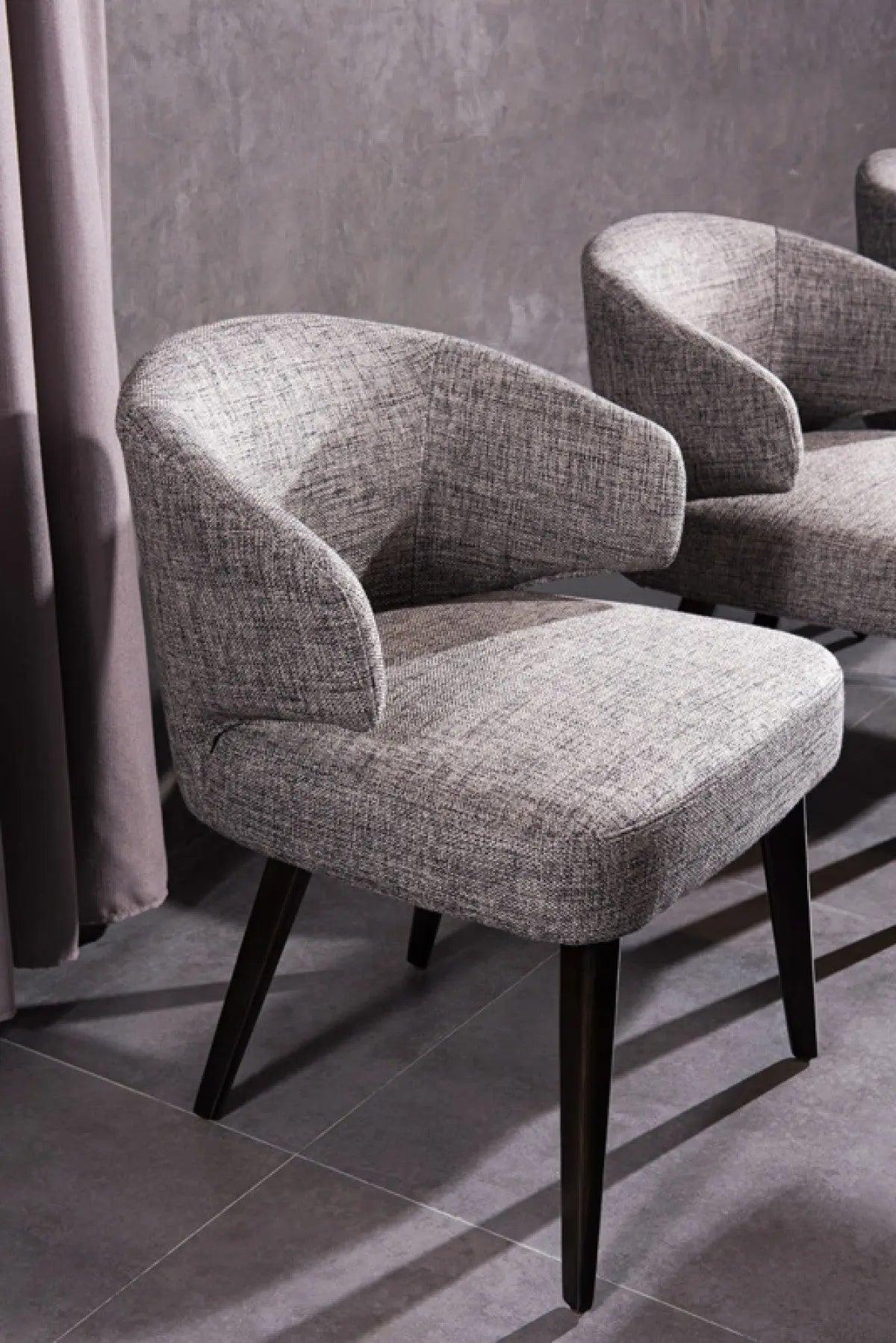 Modrest Carlton Modern Grey Fabric Dining Chair Vgwcc115-Gry