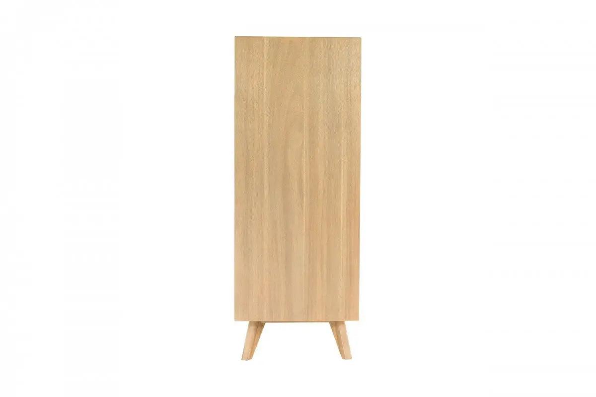 Modrest Claire Contemporary Natural Light Mocha Acacia Chest Vgwdwin-Tb04D01-Chest