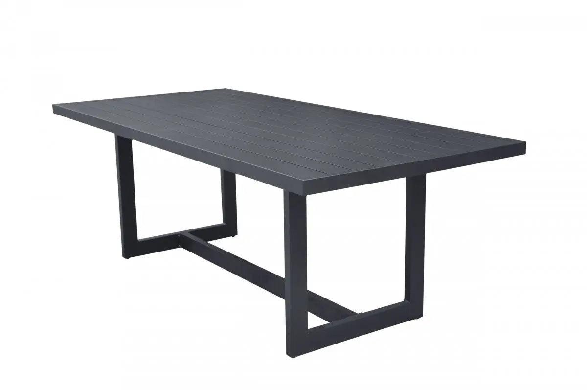 VIG Furniture - Renava Wake Modern Dark Charcoal Outdoor Dining Table - VGGEMONTALK-CH-GRY-2