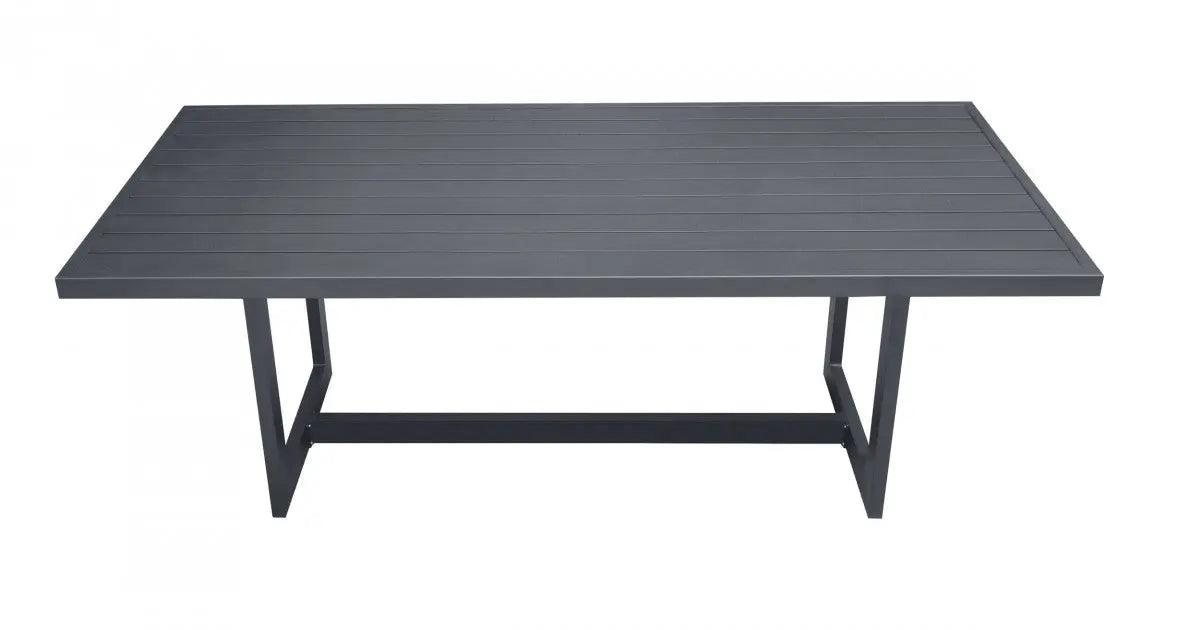 VIG Furniture - Renava Wake Modern Dark Charcoal Outdoor Dining Table - VGGEMONTALK-CH-GRY-2