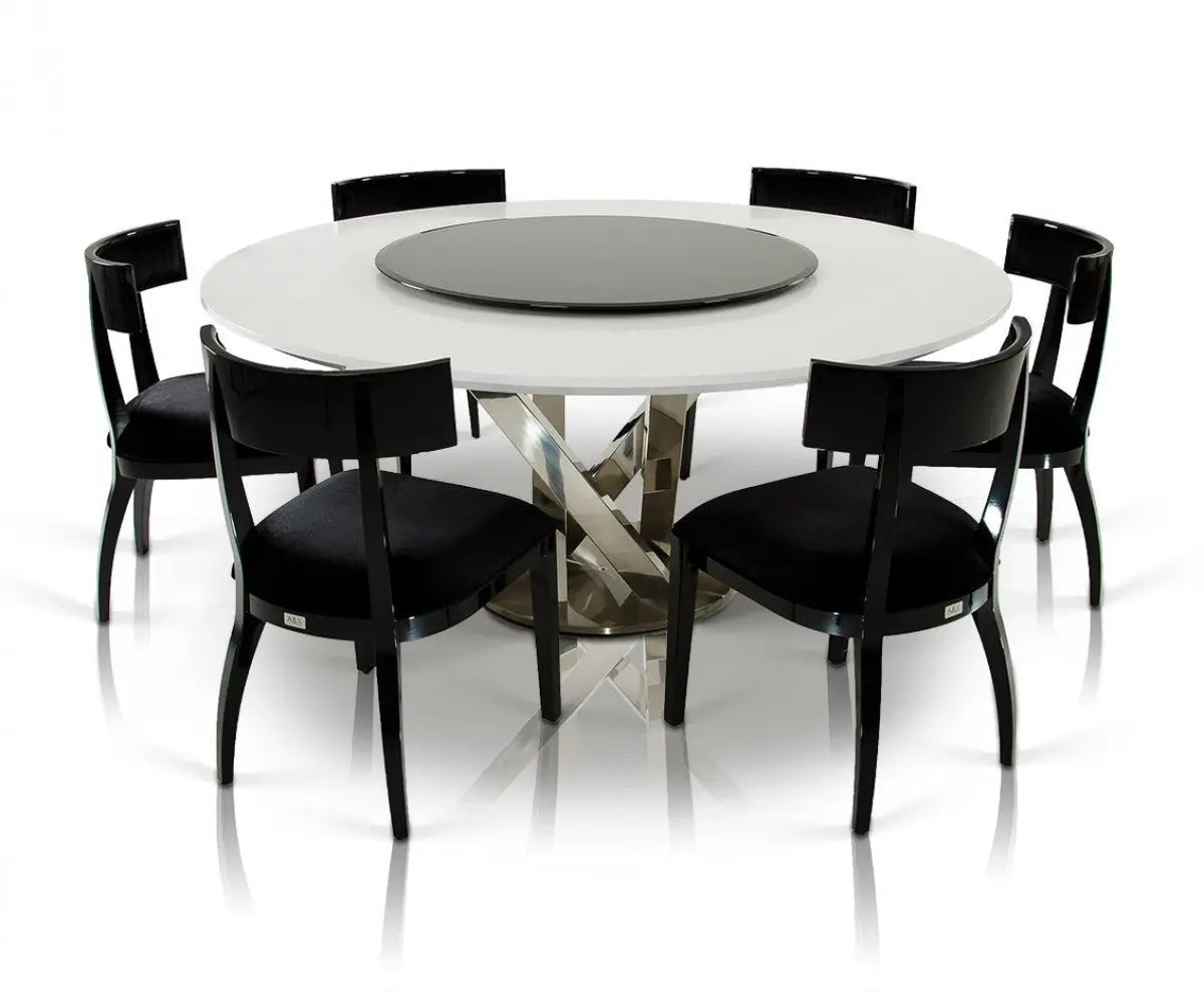 Alek Modern Black Dining Chair (Set Of 2) Vgunaa032