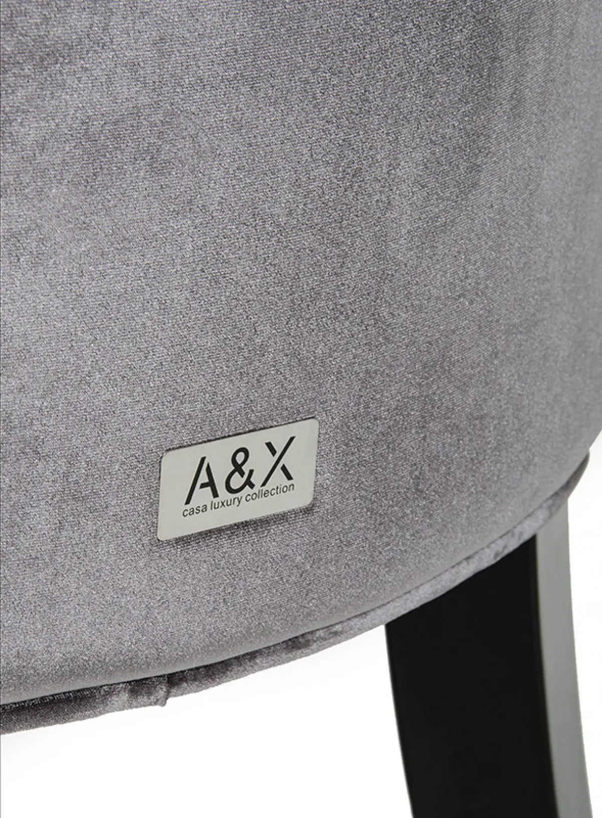 Aa031 Armani Xavira Velour Dining Chair (Set Of 2) Vgunaa031-Gry