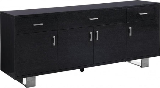 Excel Sideboard-Buffet In Grey Oak Lacquer - 359 | Meridian