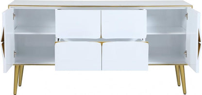 Pop Sideboard | Buffet In White Lacquer - 327 | Meridian