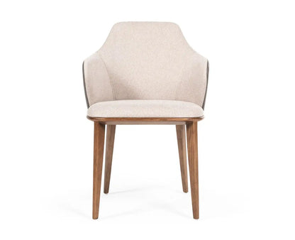 Modrest Megan Modern Beige & Grey Dining Chair Vgcsch17117-1