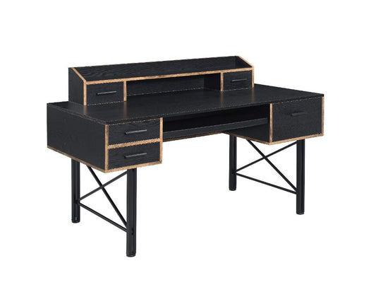 Safea Computer Desk 92804 Black Finish | Acme