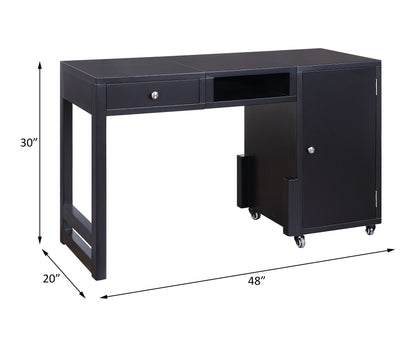 Kaniel Desk (Convertible) 92830 Black Finish | Acme