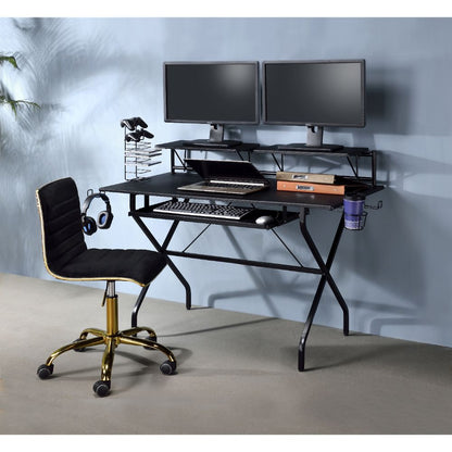 Hartman Gaming Desk 92870 Black Finish | Acme