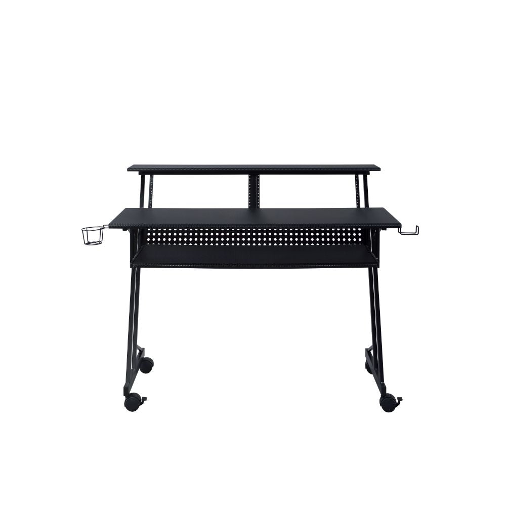 Suitor Music Recording Studio Desk 92900 Black Finish | Acme