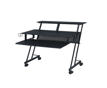 Suitor Music Recording Studio Desk 92900 Black Finish | Acme