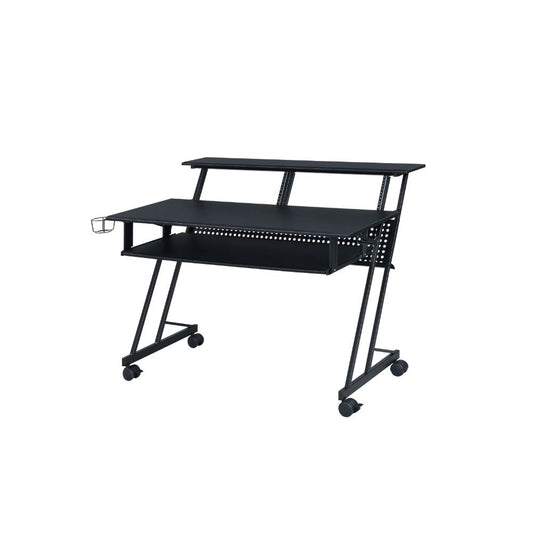 Suitor Music Recording Studio Desk 92900 Black Finish | Acme