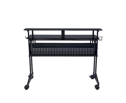 Suitor Music Recording Studio Desk 92900 Black Finish | Acme