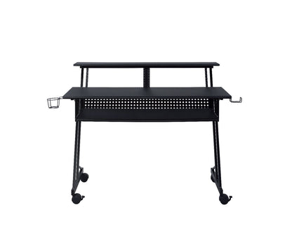Suitor Music Recording Studio Desk 92900 Black Finish | Acme