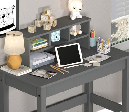 Logan Writing Desk 92995 Gray Finish | Acme