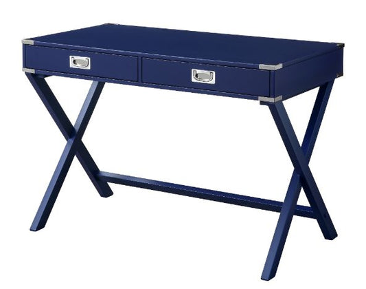 Amenia Writing Desk(Same Ac00910) 93008 Navy Blue Finish | Acme